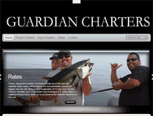 Tablet Screenshot of guardiancharters.com